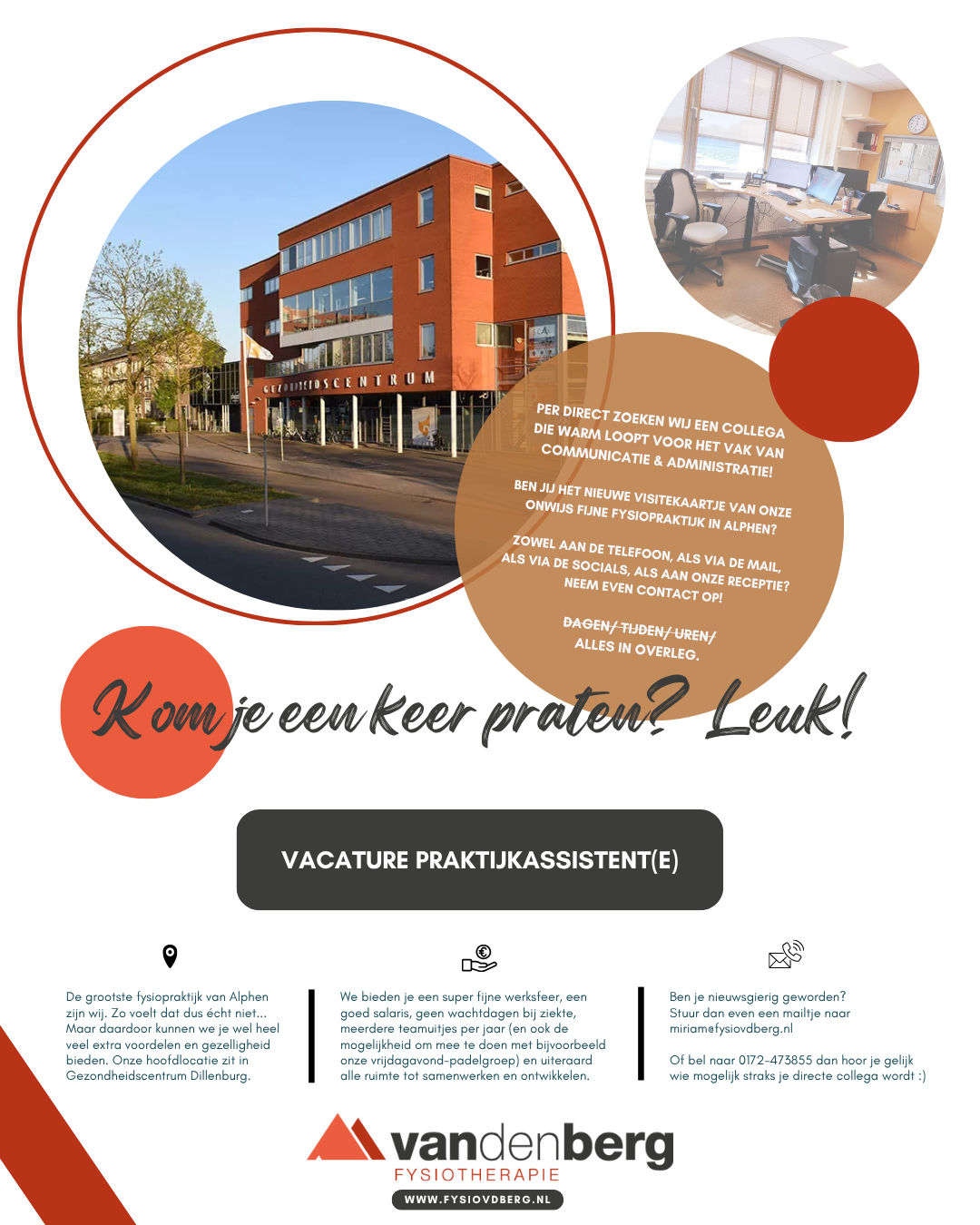 Vacature praktijkassistente